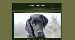 Desktop Screenshot of caneycreekkennels.com